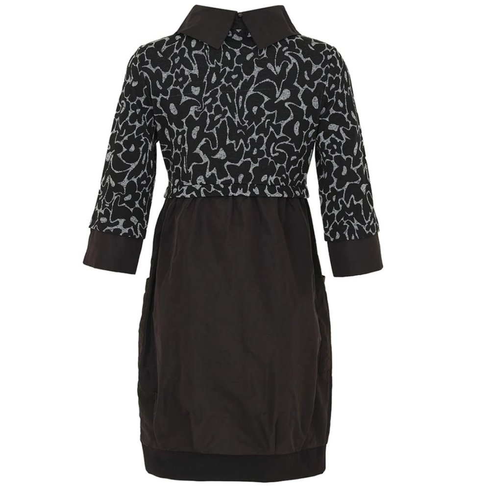 NWT Dolcezza Art To Wear Cocoon Dress Medium High Waisted Polka Dot